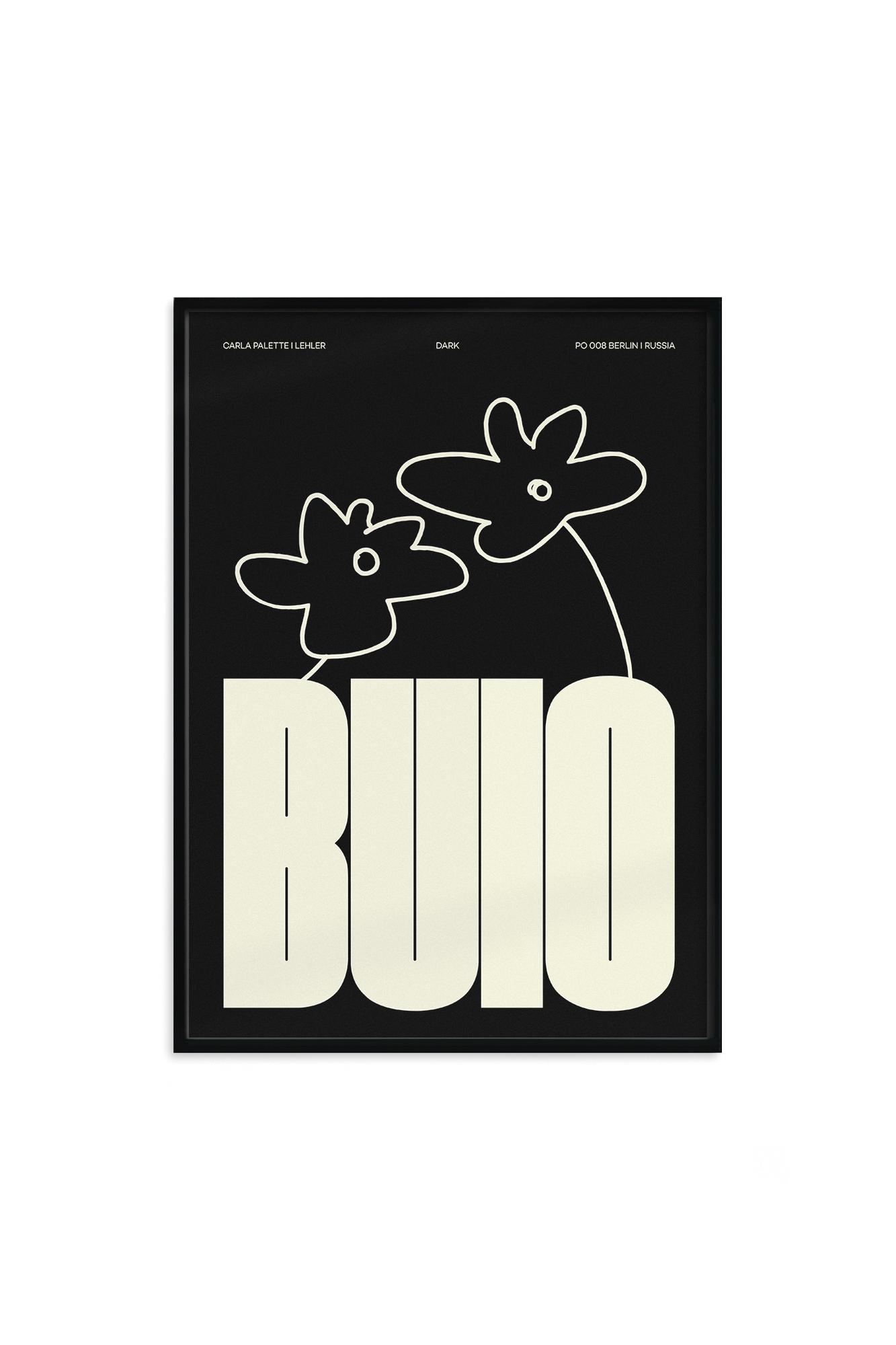 Постер "BUIO" в раме