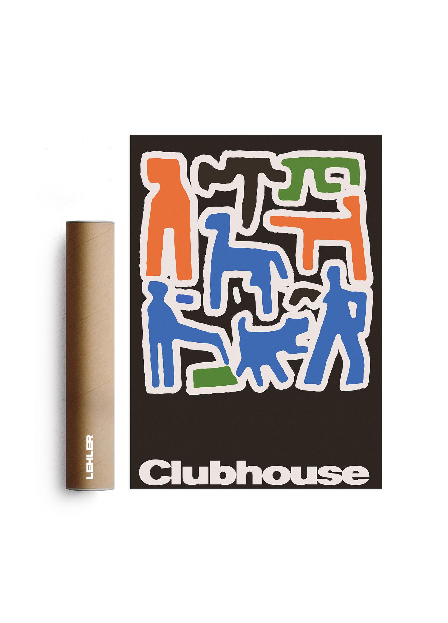 Постер "CLUBHOUSE" без рамы