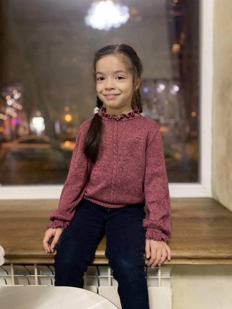 МК по вязанию блуза «Франческа»