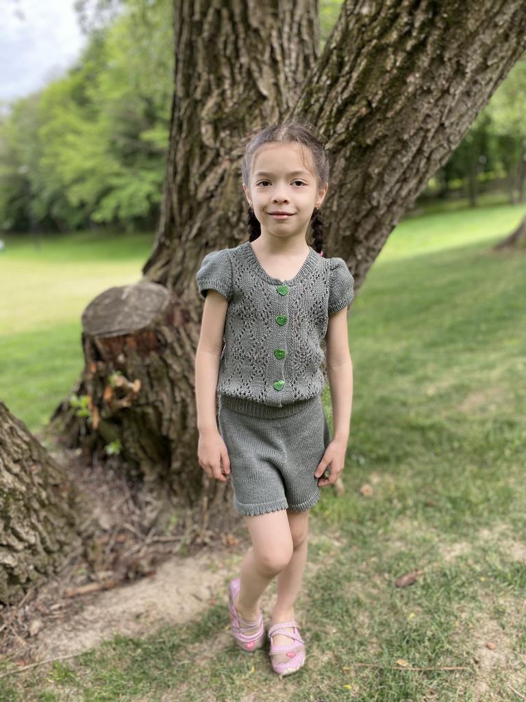 МК по вязанию. Комбинезон «Мишель»