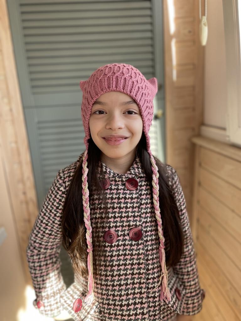 МК по вязанию спицами. Шапочка «Лиса»