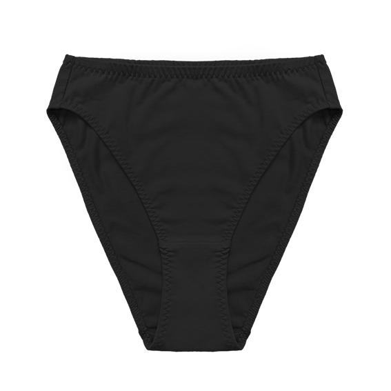 Трусы с вырезом на бедре Office Black