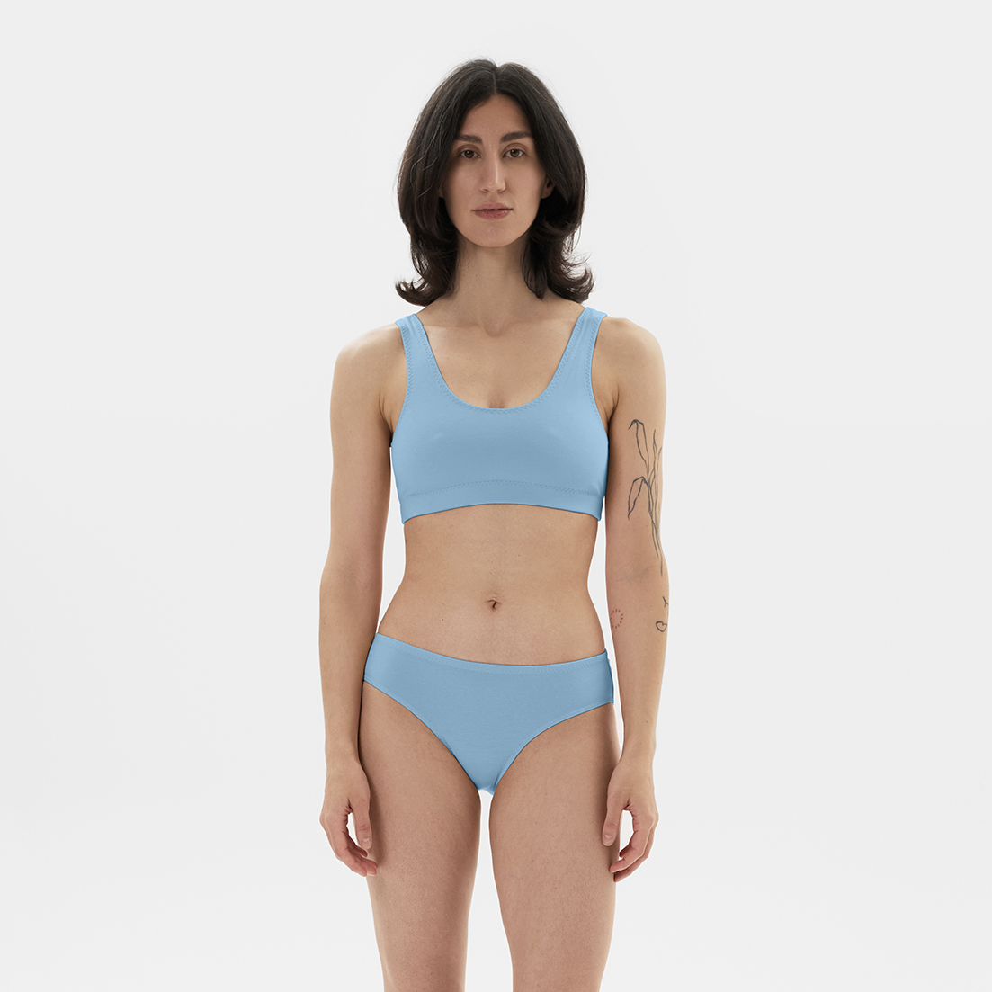 Трусы низкие Blue Blossom