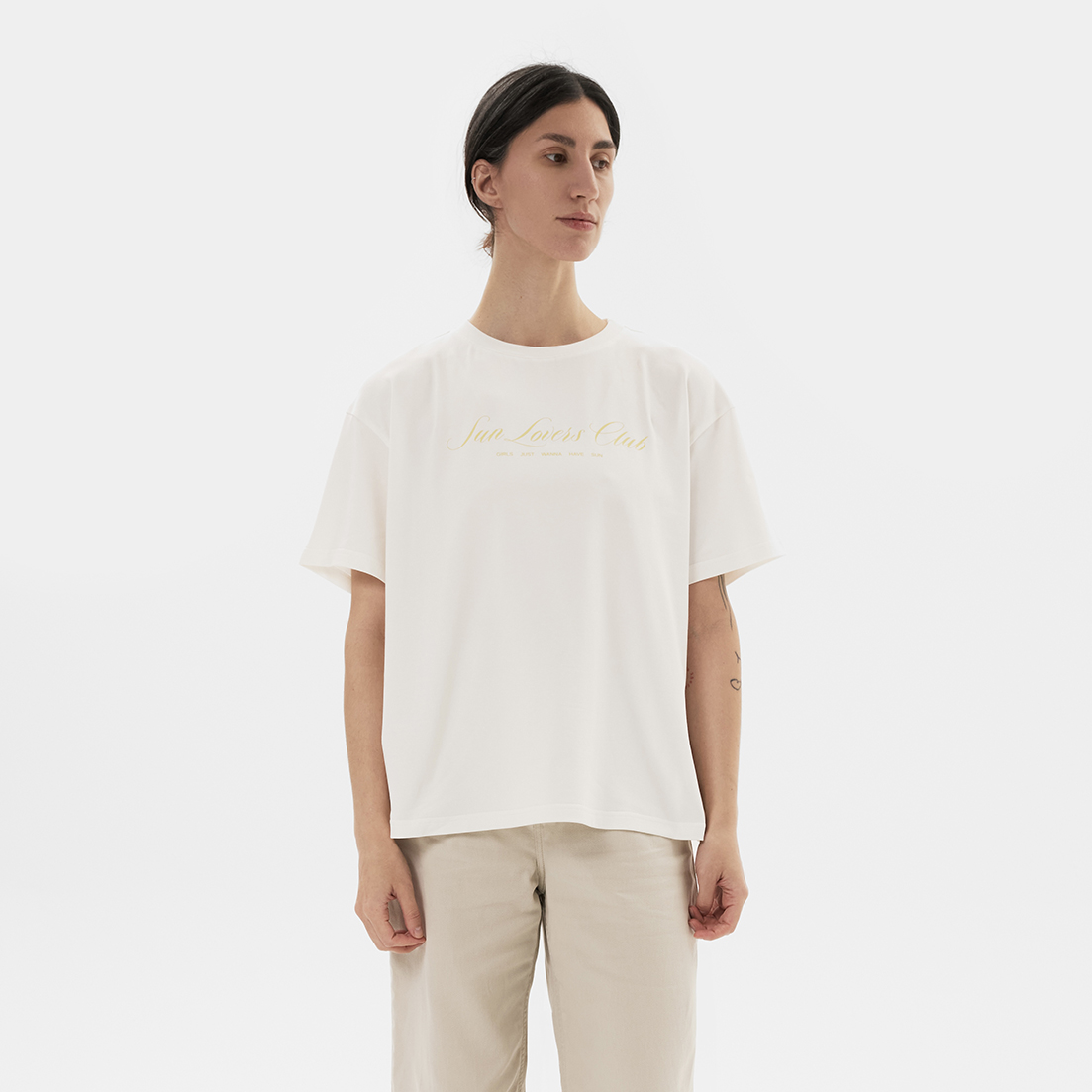 Футболка Беззаботный жёлтый