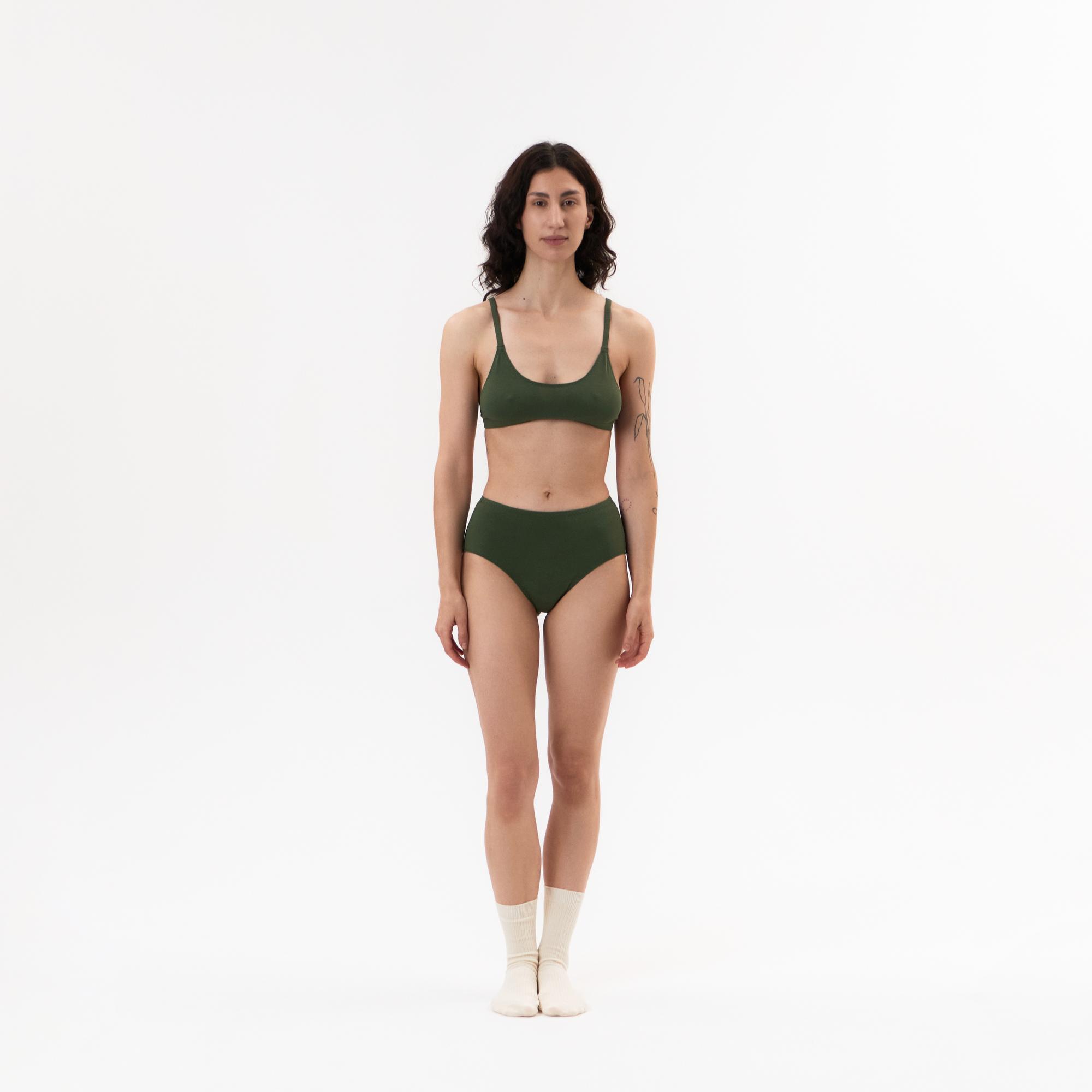 Трусы высокие Wealthy Green