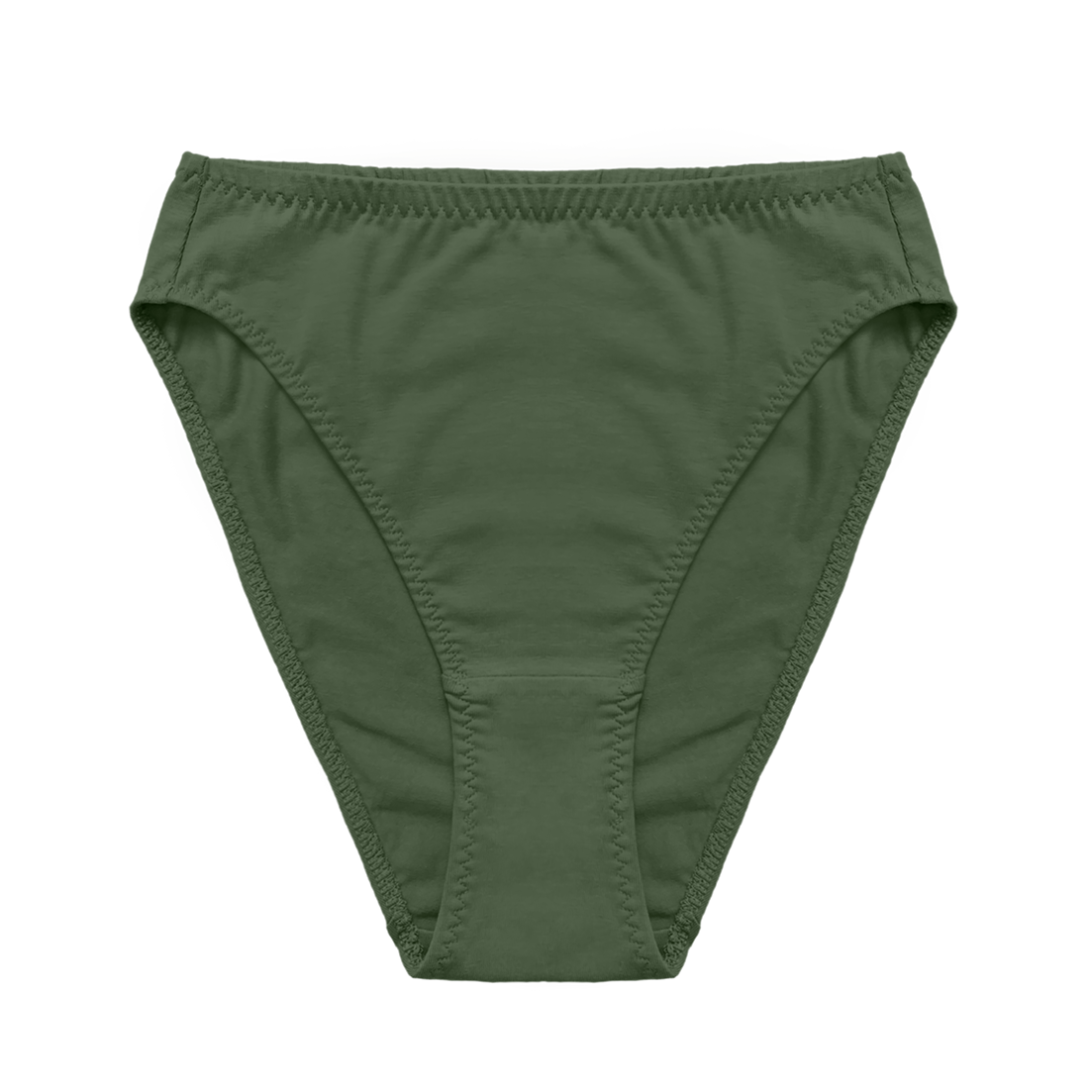 Трусы с вырезом на бедре Wealthy Green