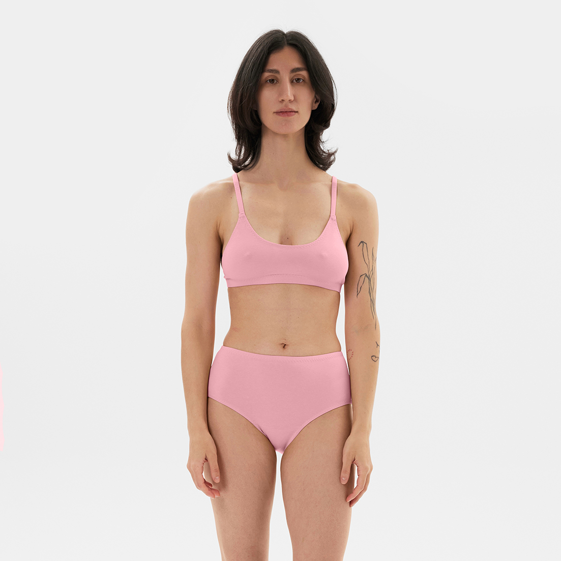 Трусы высокие Bimbo Pink