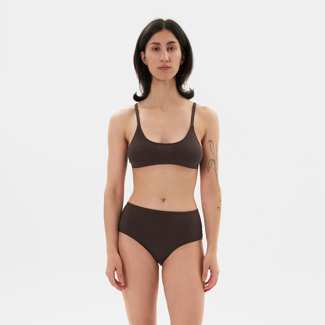 Трусы высокие Root Brown