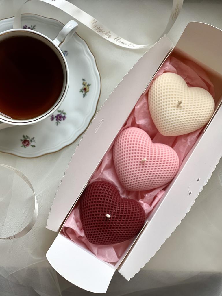 Набор фигурных свечей "Романтика"