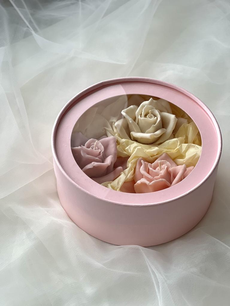 Подарочный набор свечей "Королевские Розы"