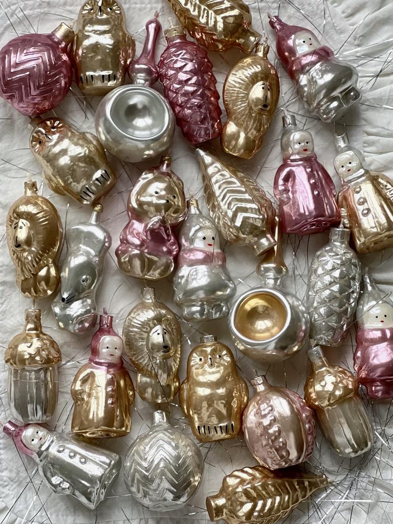 Набор свечей "Ретро ёлочные игрушки"