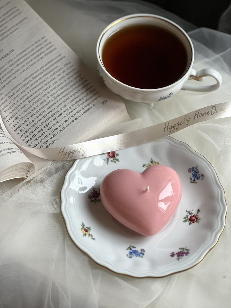 Свеча фигурная "Сердце глянцевое"