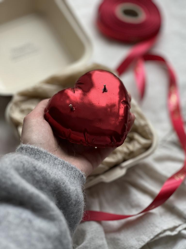 Свеча "Воздушный шарик сердце”