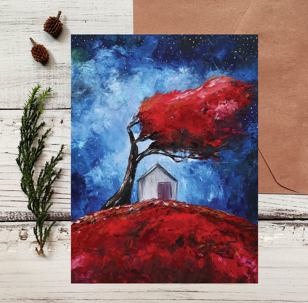 Открытка "У опушки"