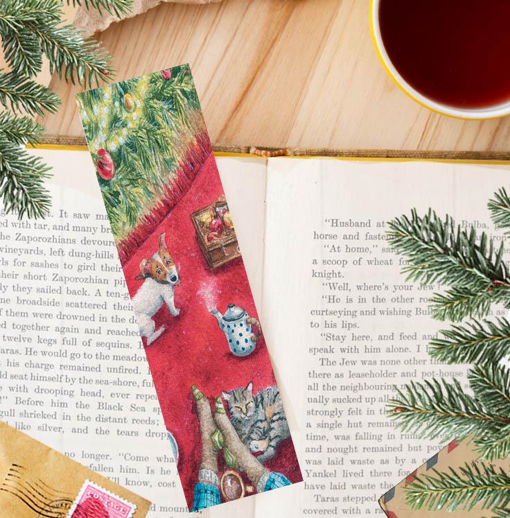 Книжная закладка "Уютный вечер"