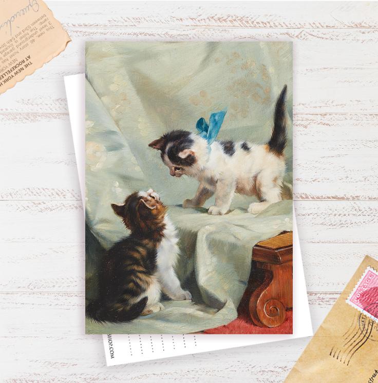 Открытка "Котята"