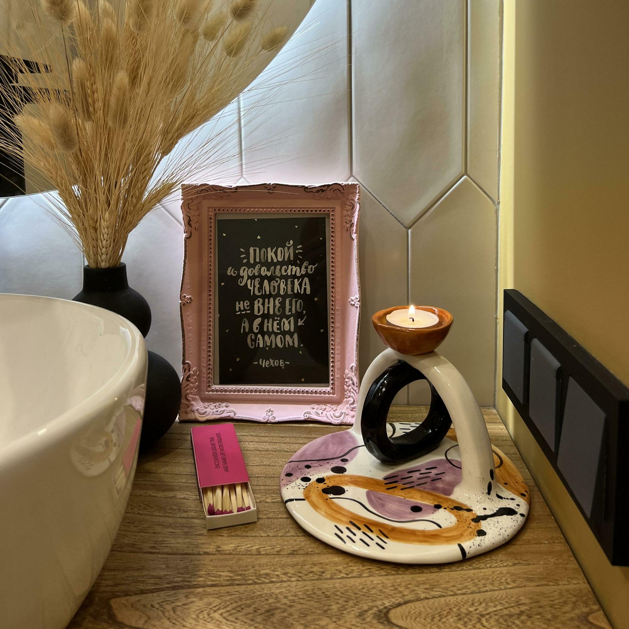 Подсвечник «Абстракция» №1