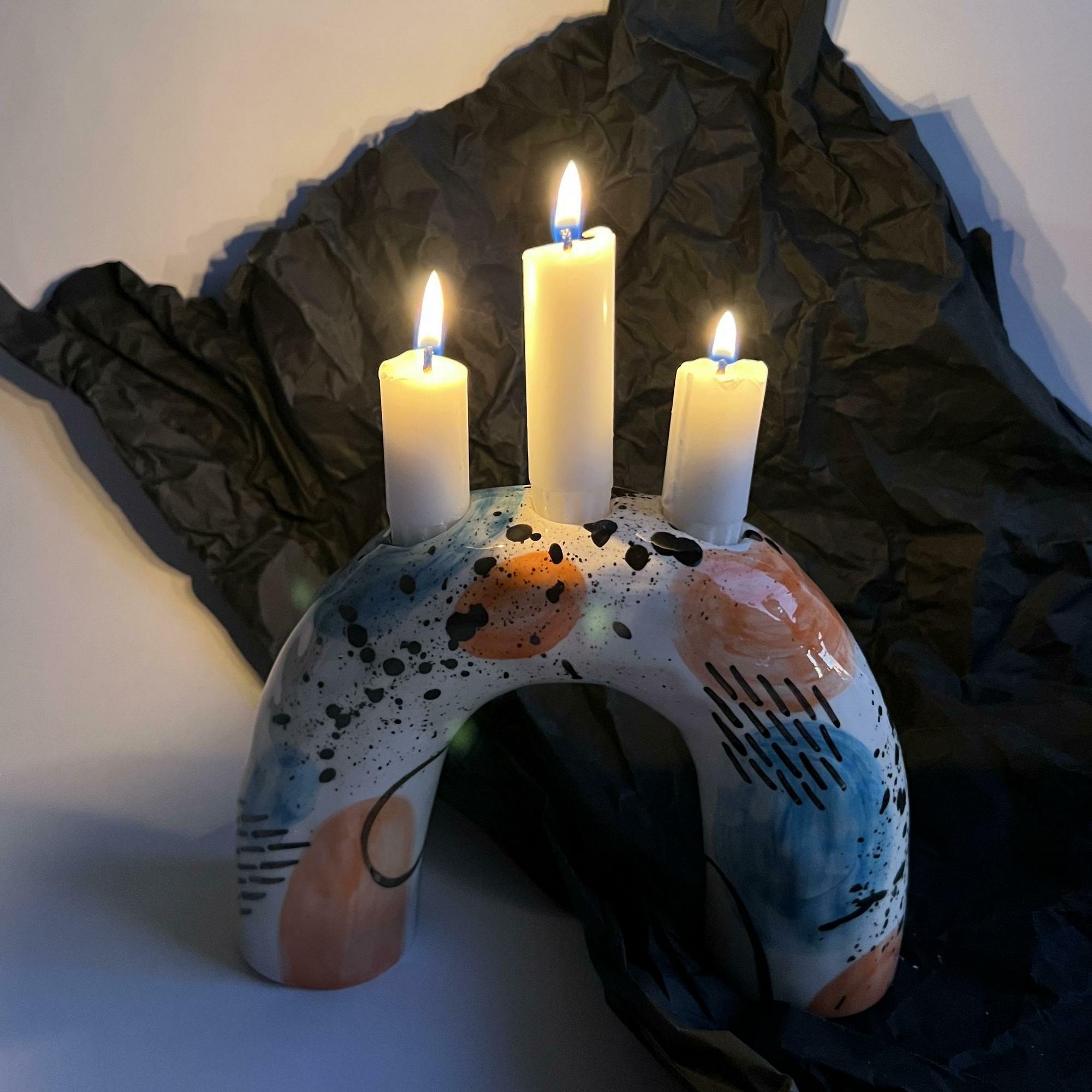 Подсвечник "Абстракция" №11