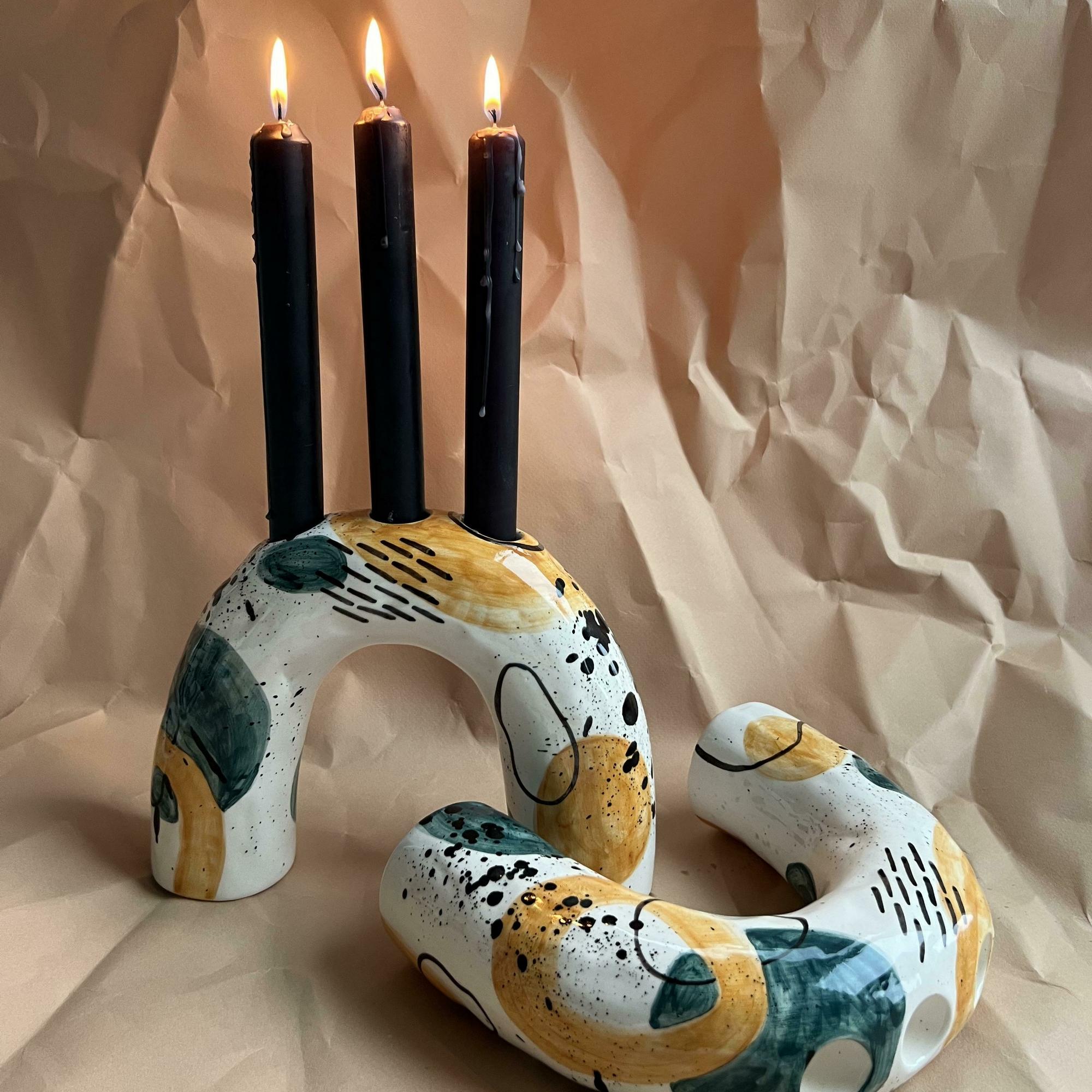 Подсвечник "Абстракция" №12