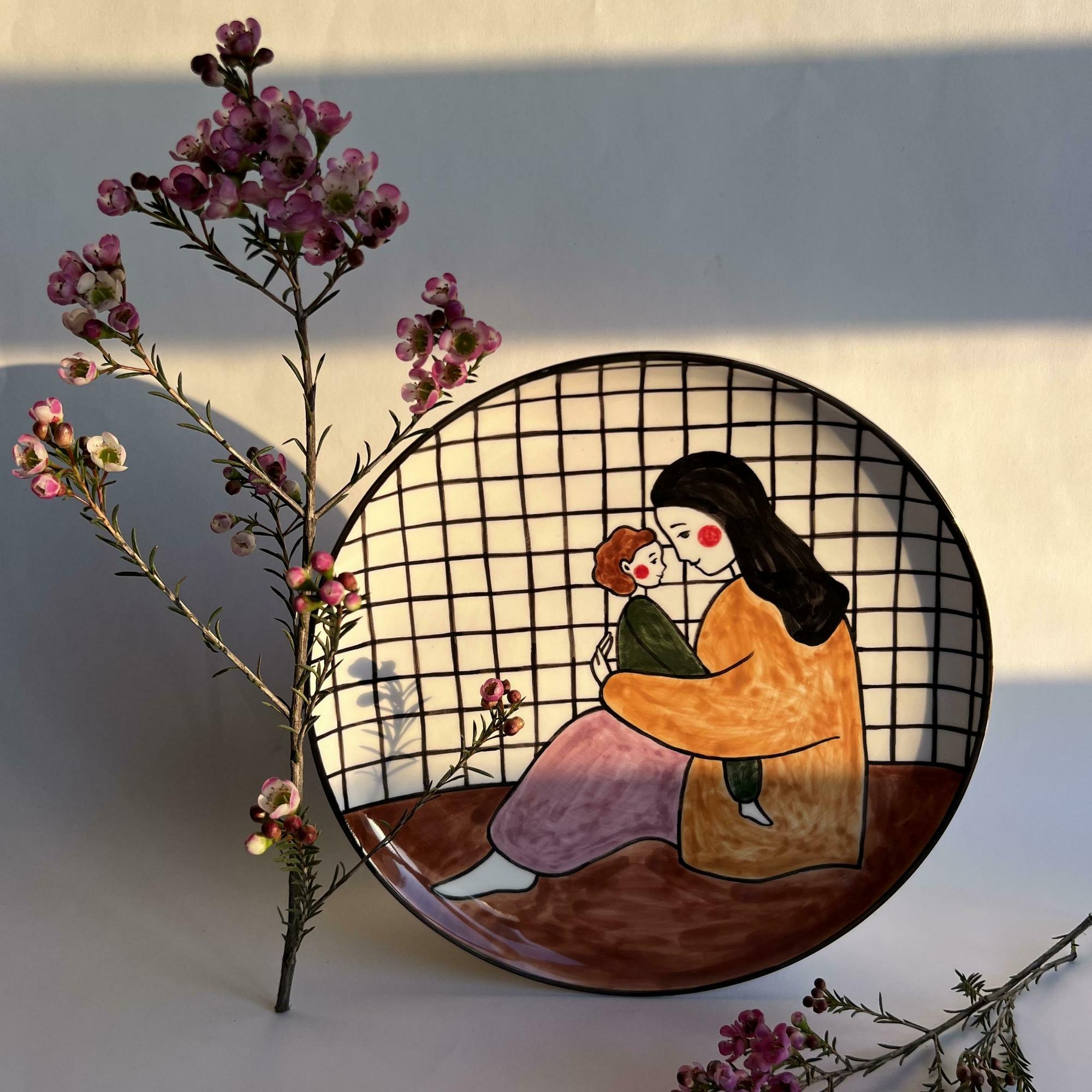 Тарелка "Материнство" №1