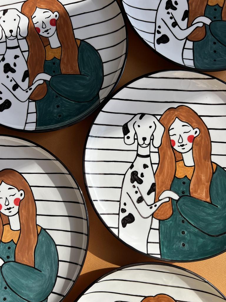 Тарелка "Собаки" №2