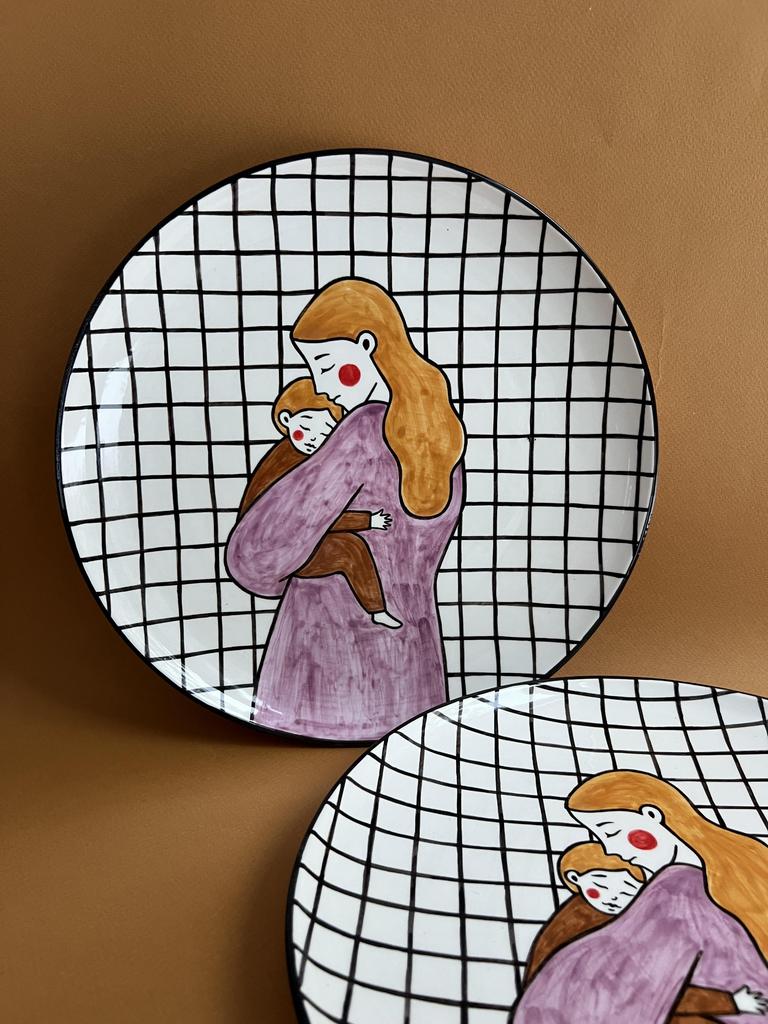 Тарелка "Материнство 30 см" №3