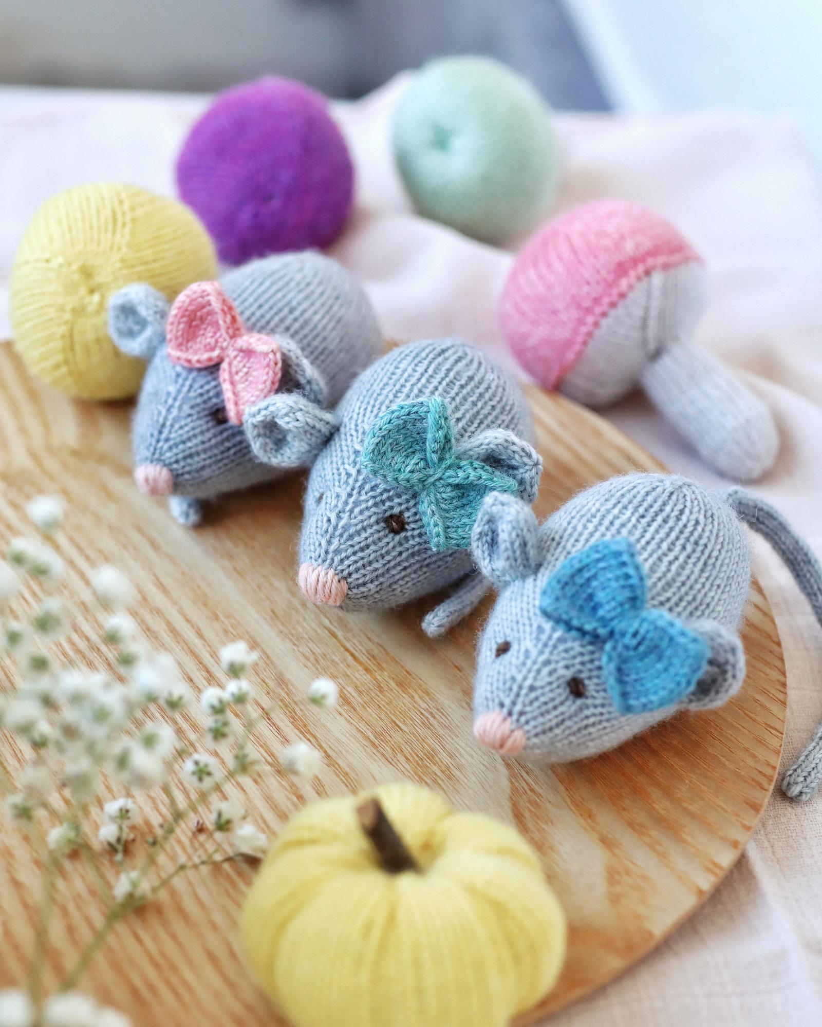 МК по вязанию мышат #knit_minimice