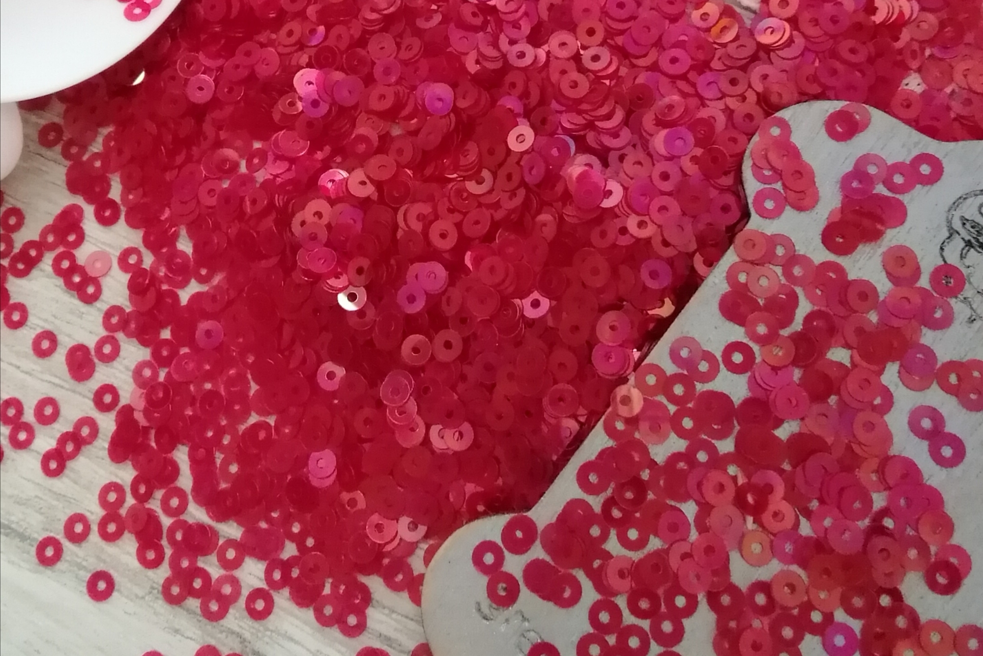 пайетки итальянские пайетки красные 3мм