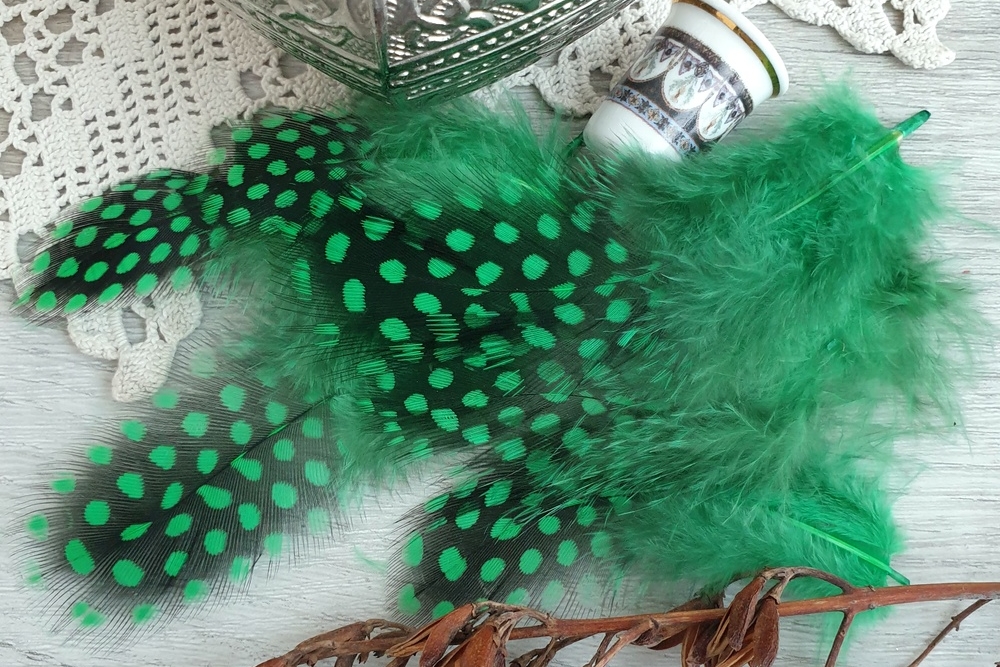 перья цесарки