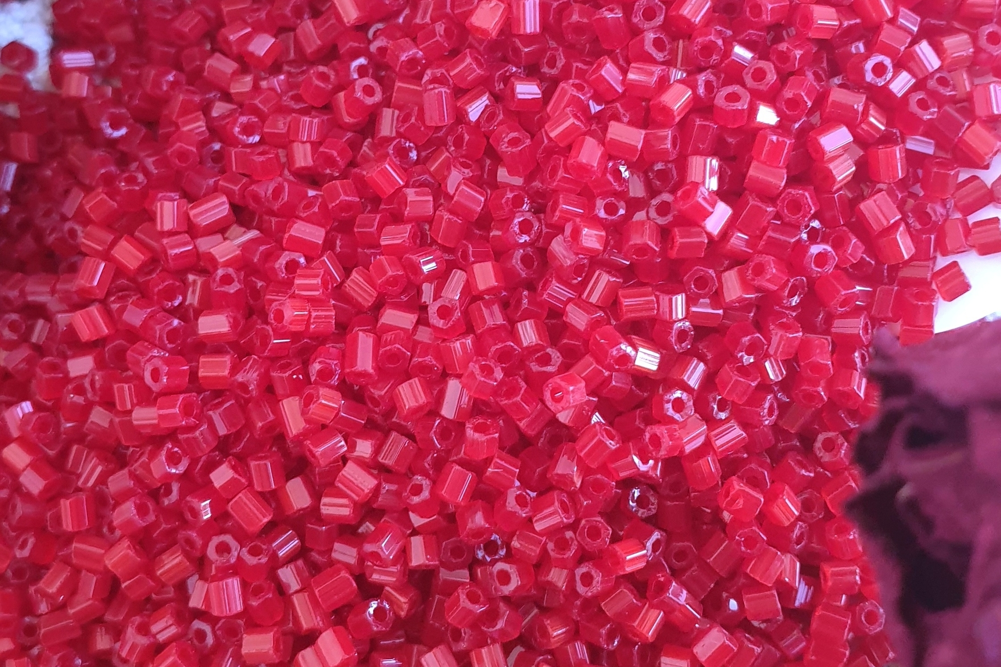 чешский бисер сатин