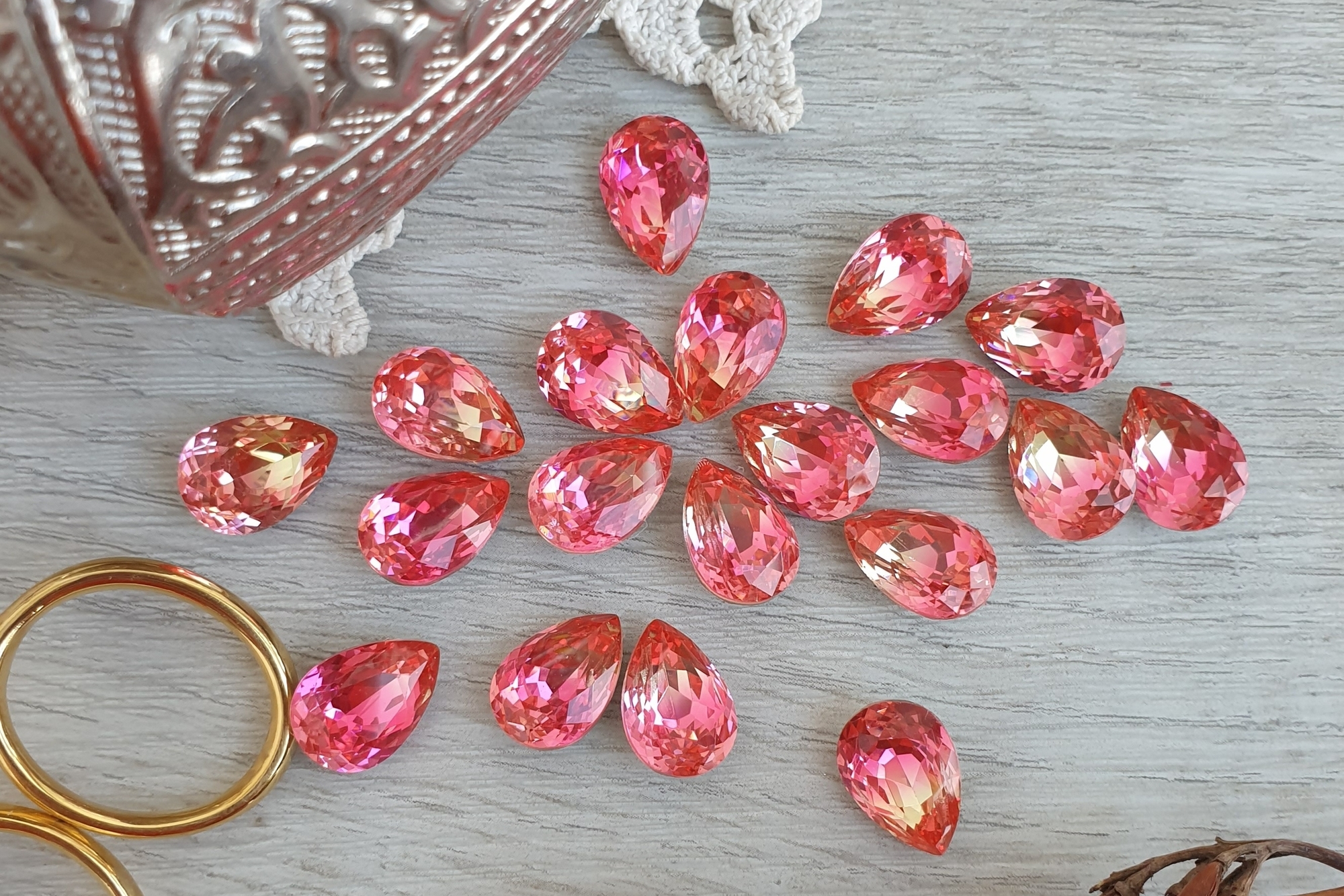 кристаллы капли