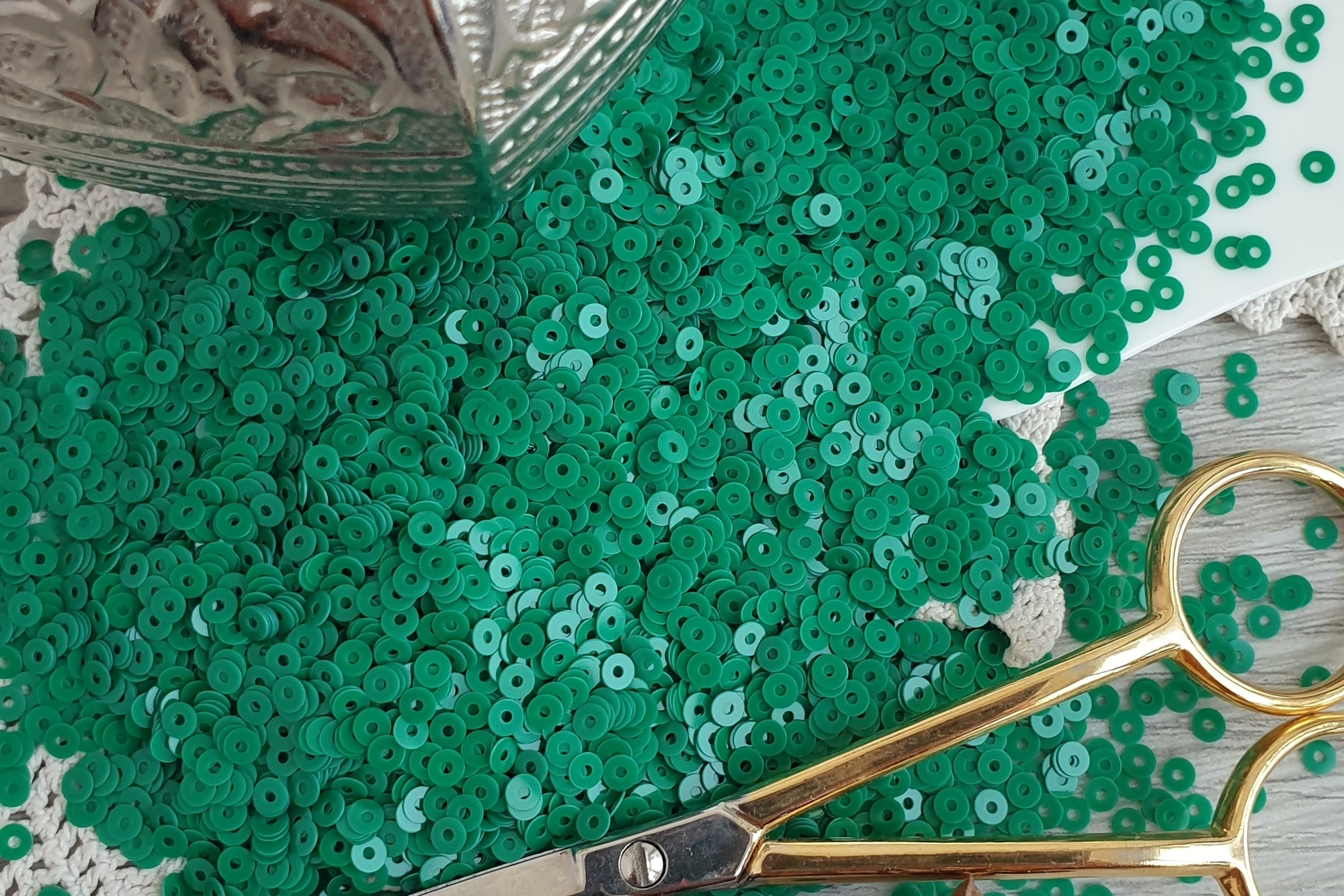 итальянские пайетки 3мм