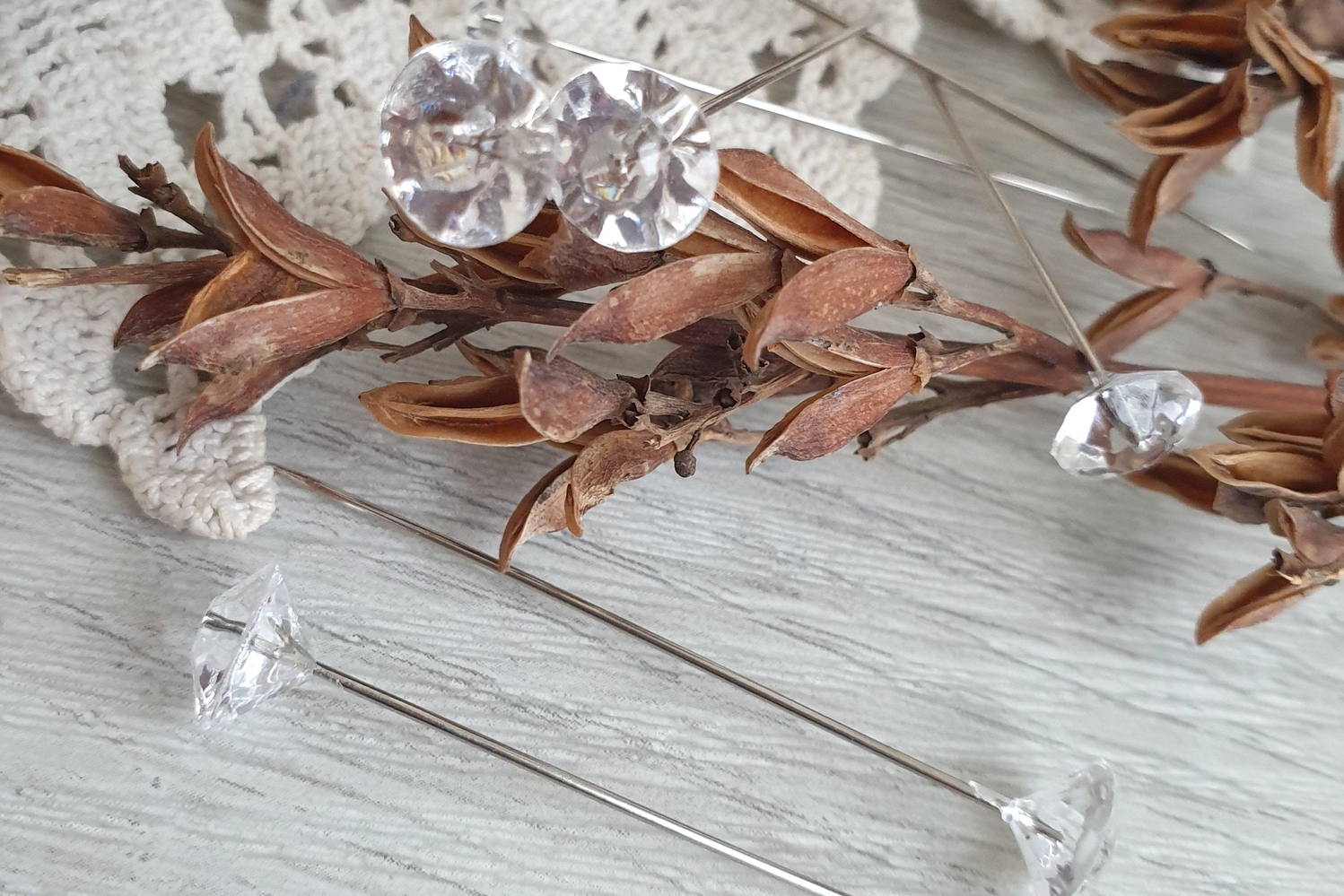 Пины серебро