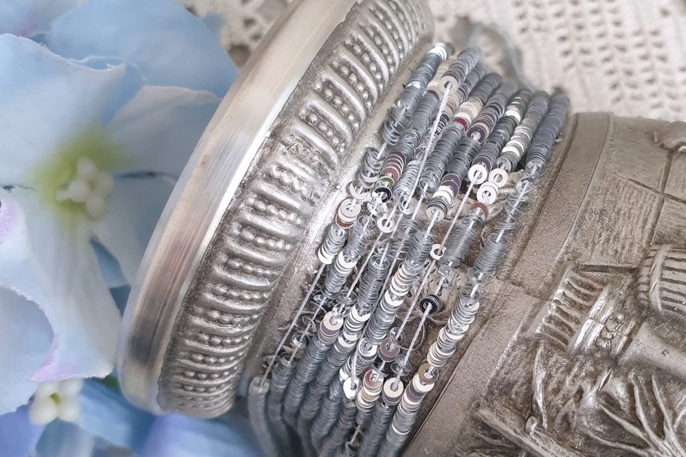 пайетки на нитях