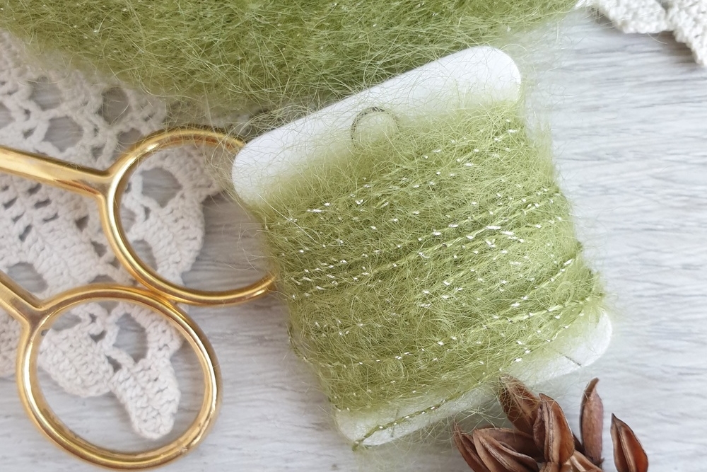 кид мохер на шелке