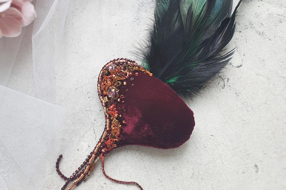 набор материалов для создания броши СВЕКЛА