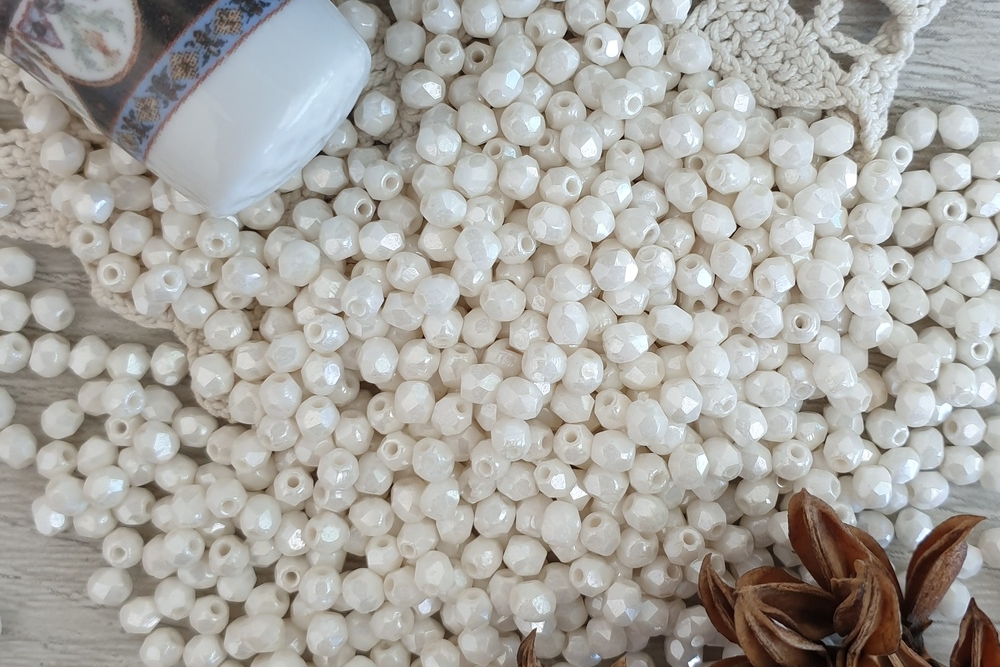 граненые бусины чехия