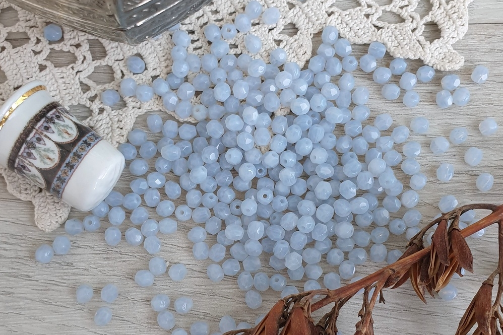 граненые бусины чехия