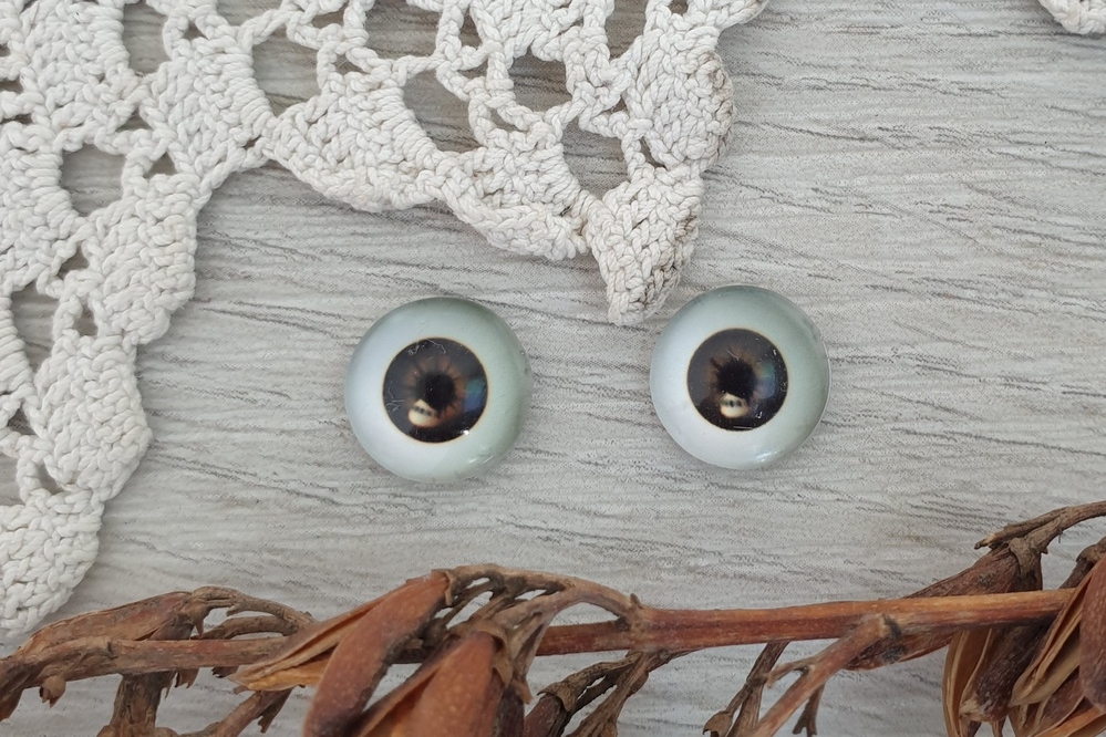 кабошоны глазки для брошей