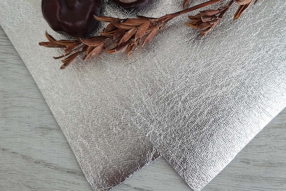 натуральная кожа серебро