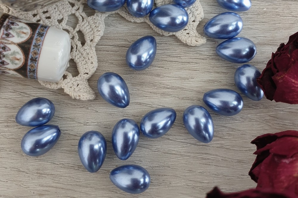 капли майорики, бусины капли