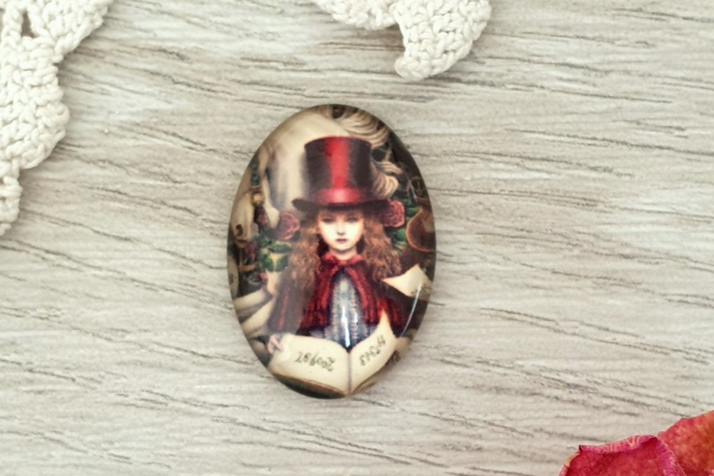 стеклянный кабошон