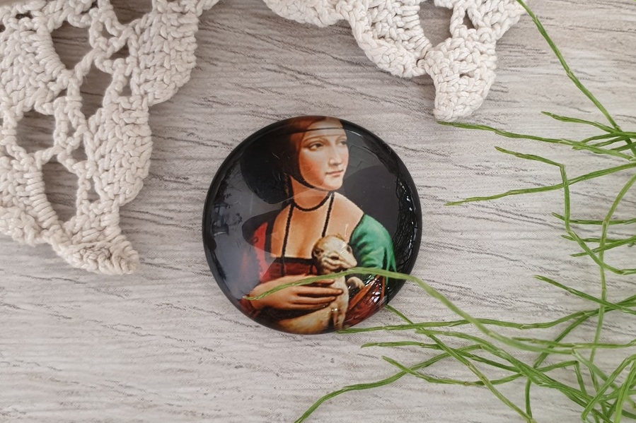 кабошон портрет