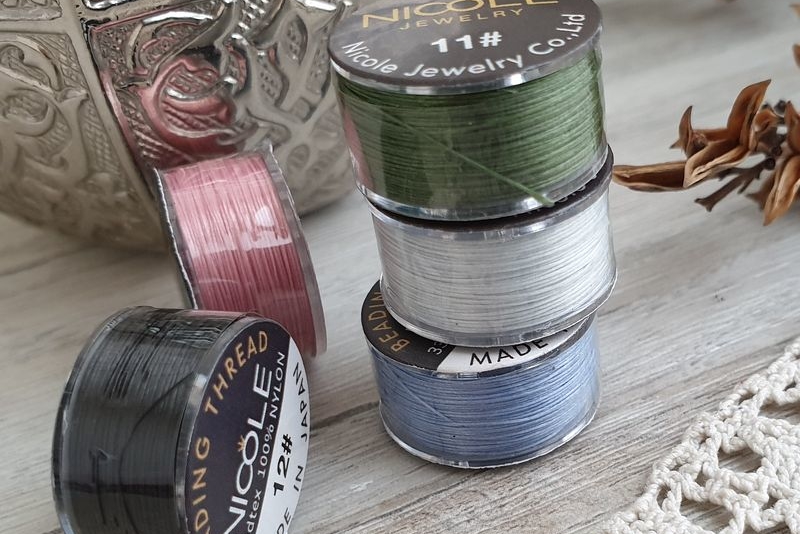 нитки для бисера нейлон