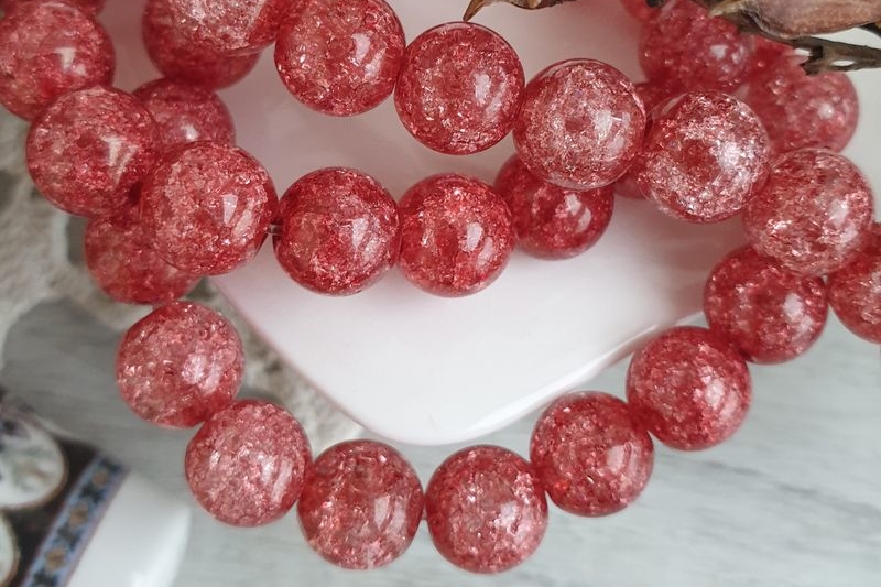 бусины сахарный кварц