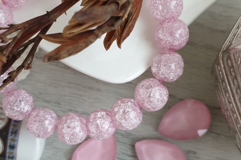 сахарный кварц бусины