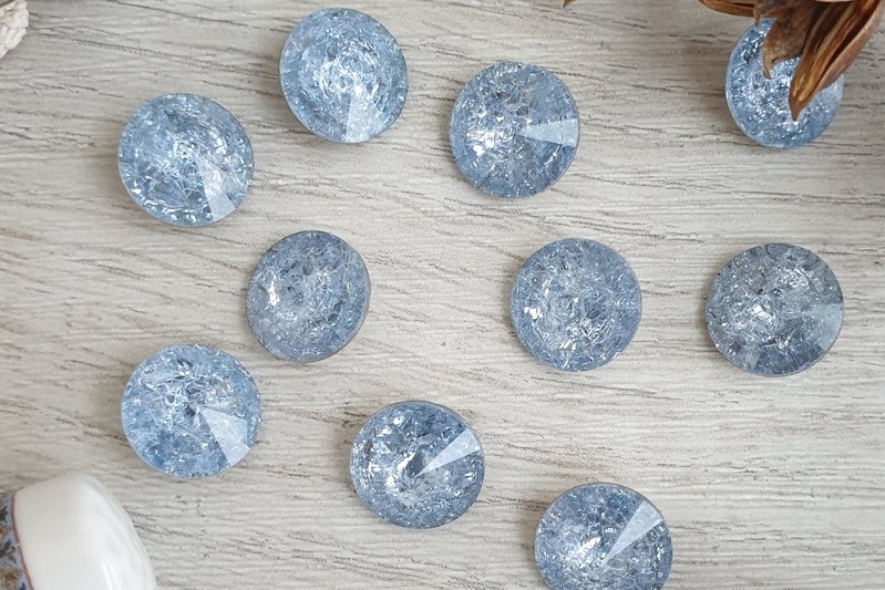 риволи кристаллы 12мм эффект льда