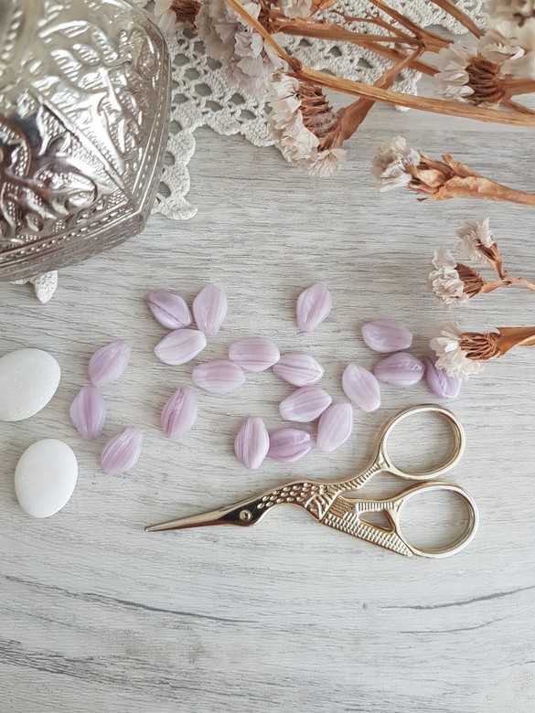 Бусины листочки (bl009)