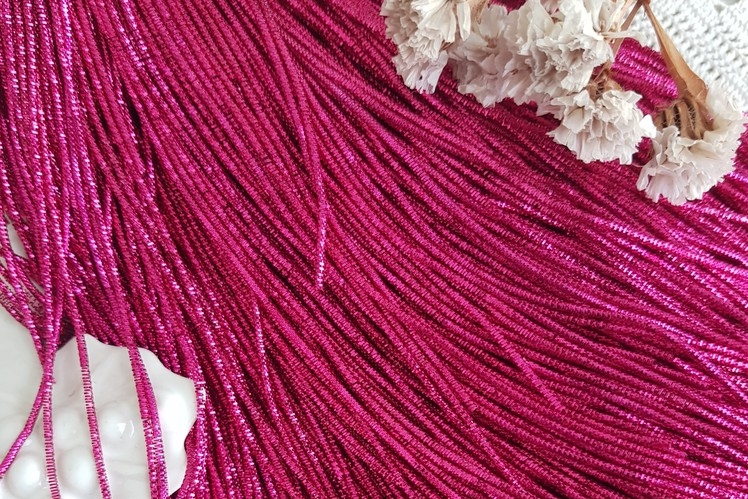 Трунцал четырехгранный, цвет фуксии. Размер 1,5 мм