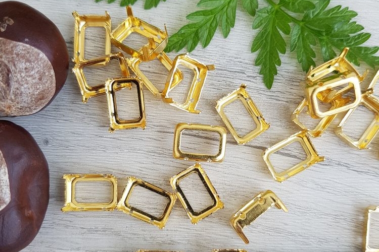 Касты для Octagon, цвет золото, размер 14*10 мм.